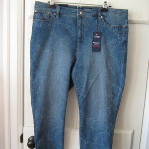 NWT Chaps Ralph Lauren Madden Capri Jeans
